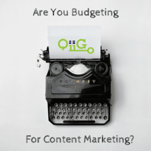 budgeting for content marketing